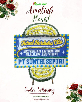 Papan Bunga Duka di Orang Kayo Hitam